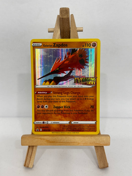 Galarian Zapdos (SWSH124) Prerelease Promo Stamped