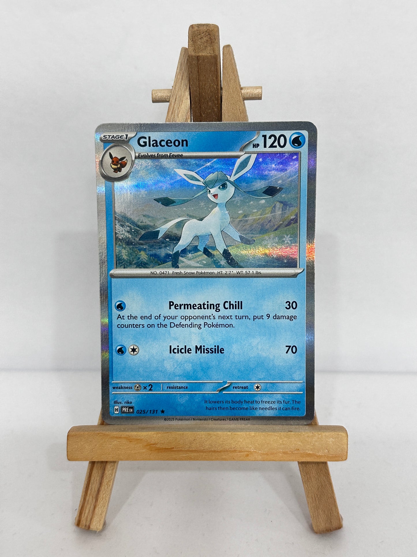 Glaceon (SV Prismatic Evolutions) Holo