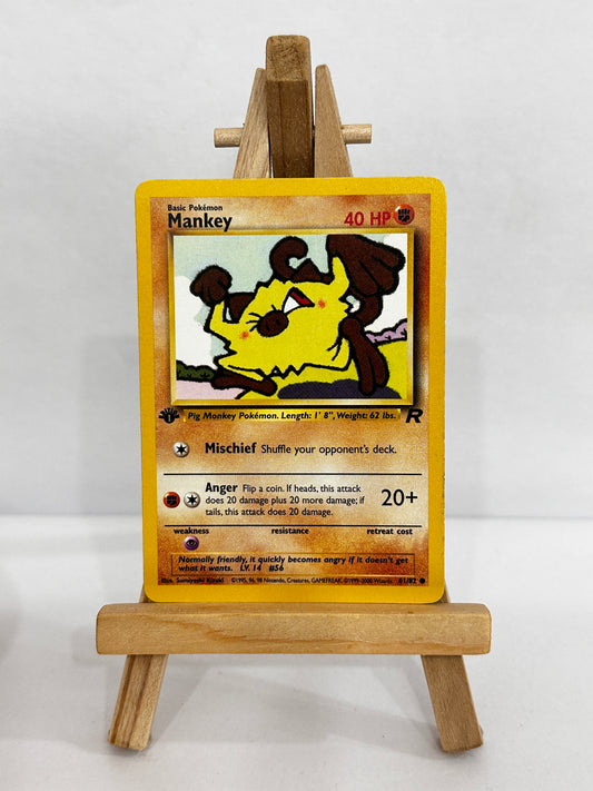 Mankey (Team Rocket) 1st edition