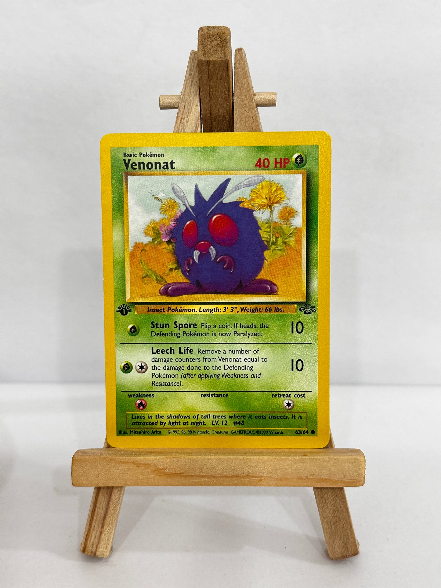 Venonat (Jungle) 1st edition