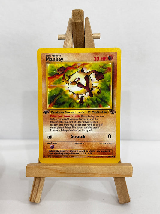 Mankey (Jungle) 1st edition