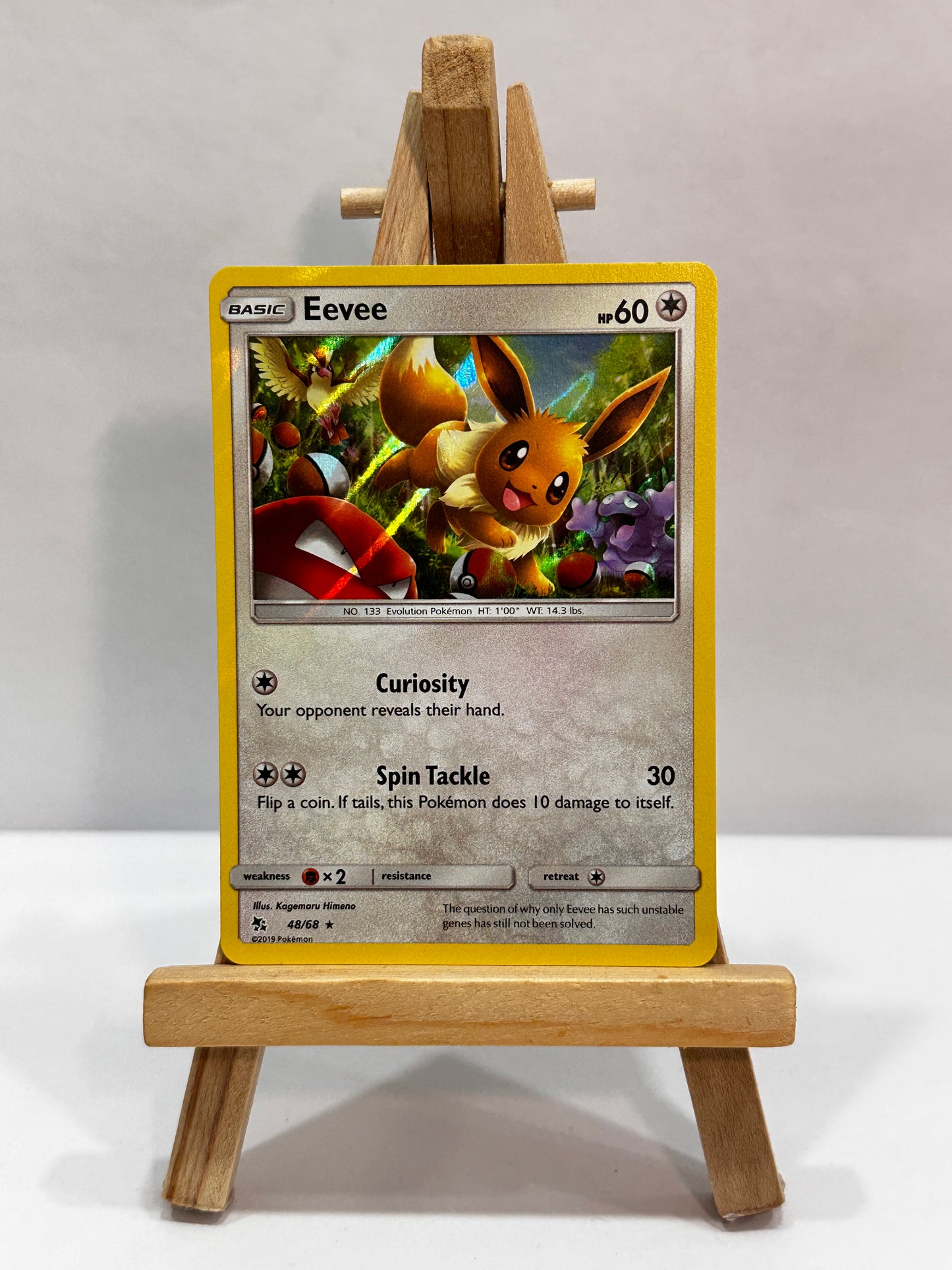 Eevee 48/68 (SM Hidden Fates) Holo