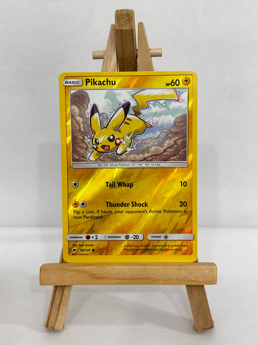 Pikachu 40/147 (SM Burning Shadows) Reverse Holo