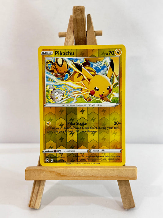 Pikachu 049/195 (SWSH Silver Tempest) Reverse Holo
