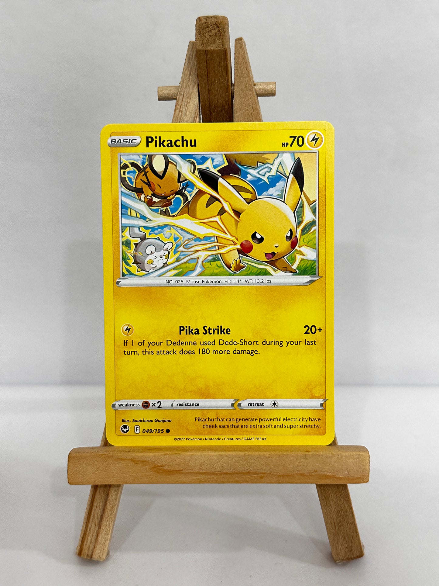 Pikachu 049/195 (SWSH Silver Tempest)