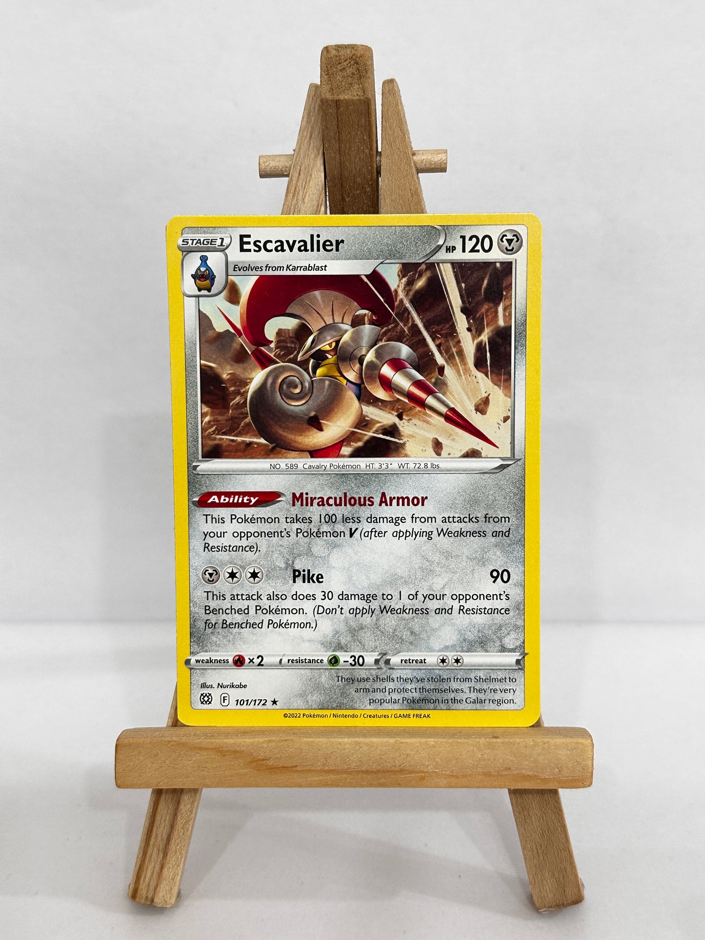 Escavalier (SWSH Brilliant stars) Rare