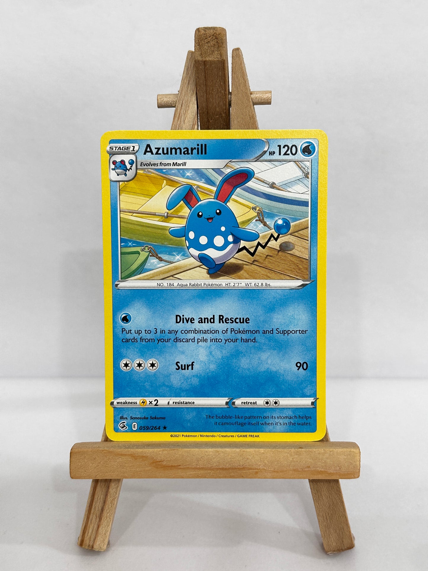 Azumarill (SWSH Fusion Strike) Rare