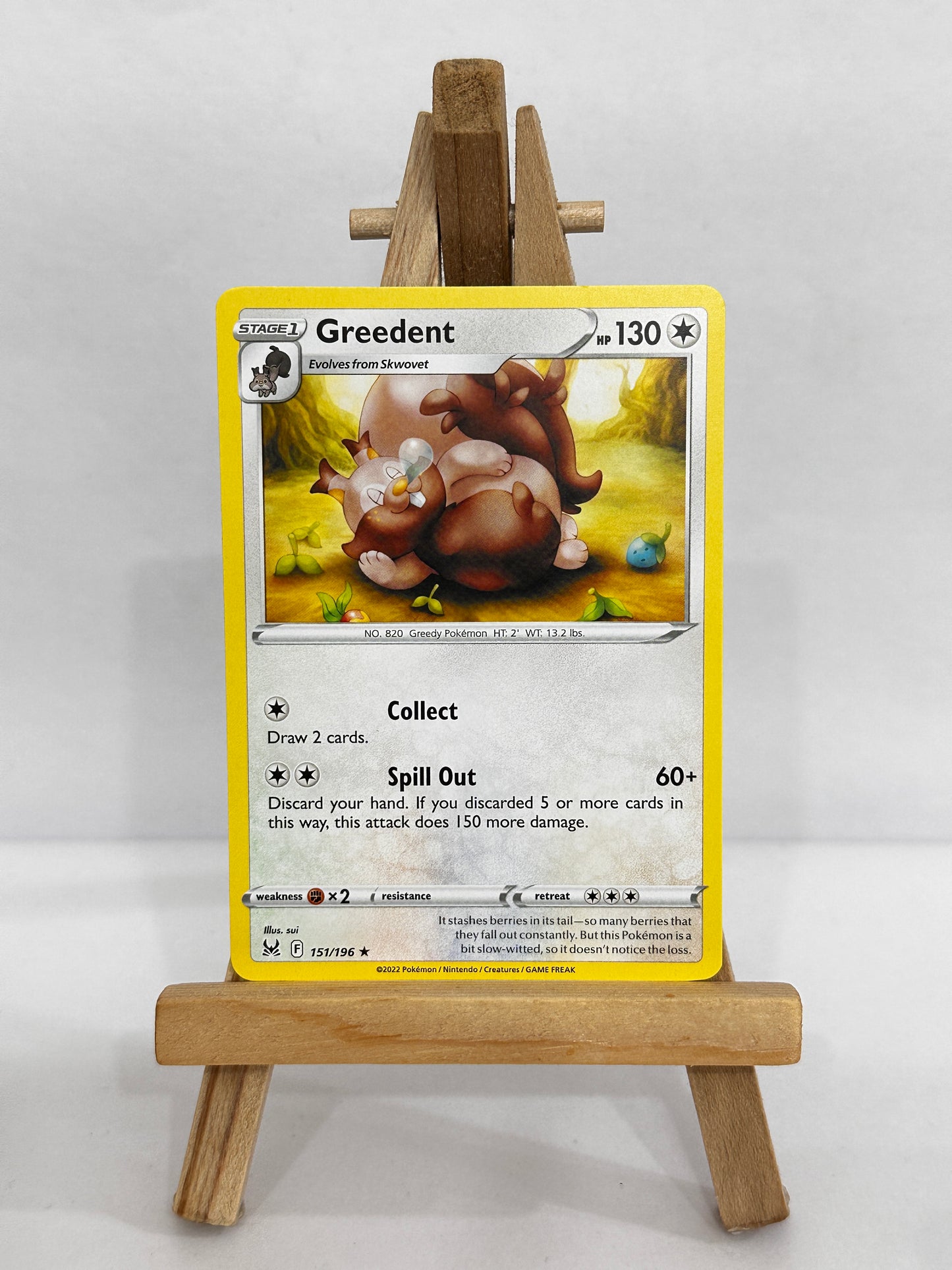 Greedent (SWSH Fusion Strike) Rare