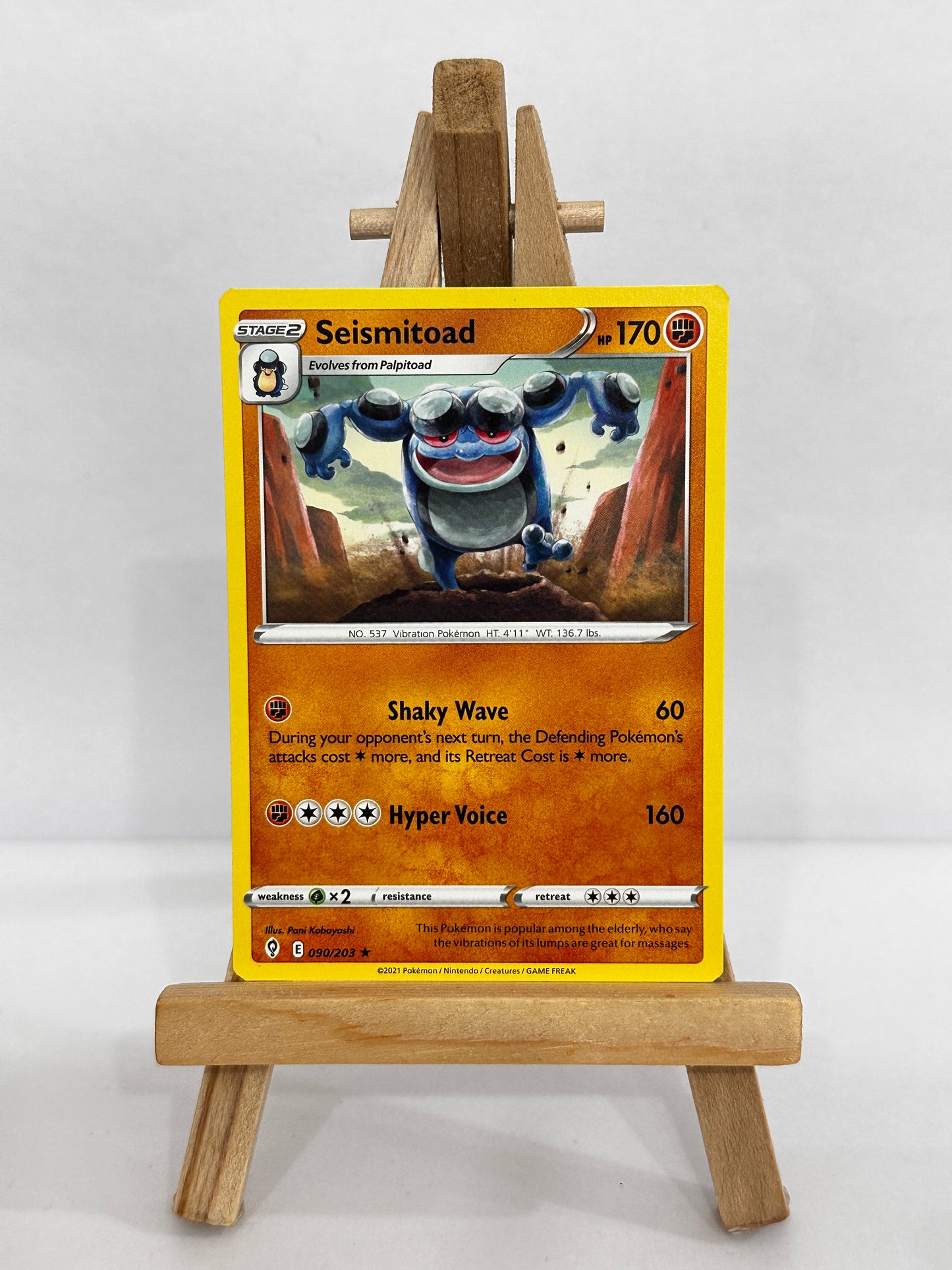 Seismitoad (SWSH Evolving Skies)