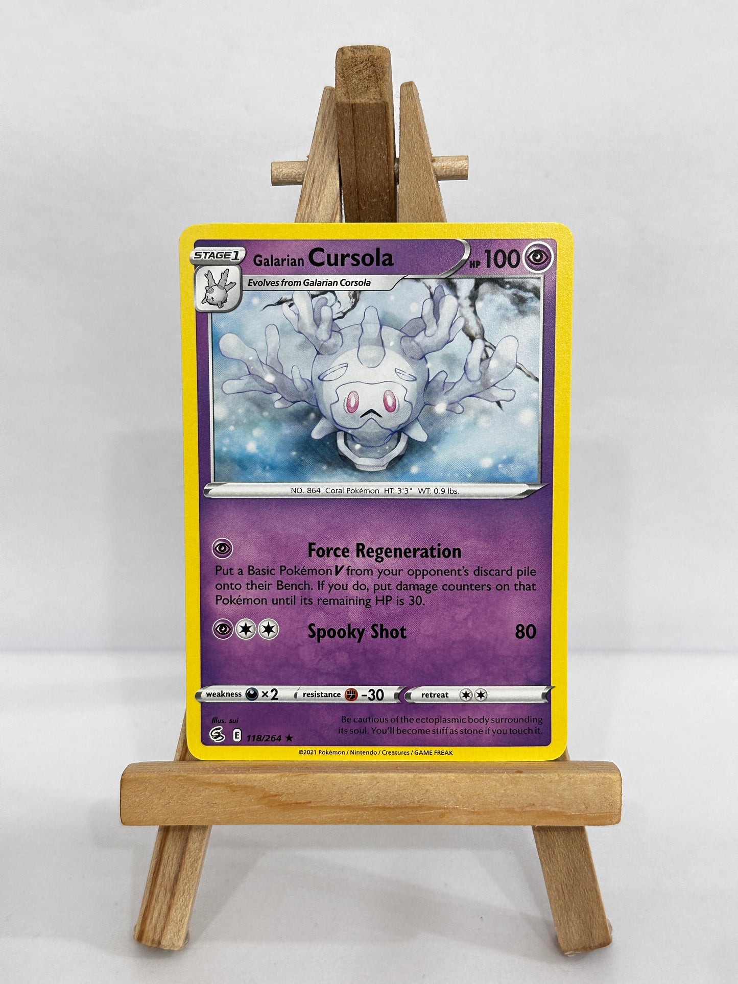 Galarian Cursola (SWSH Fusion Strike) Rare