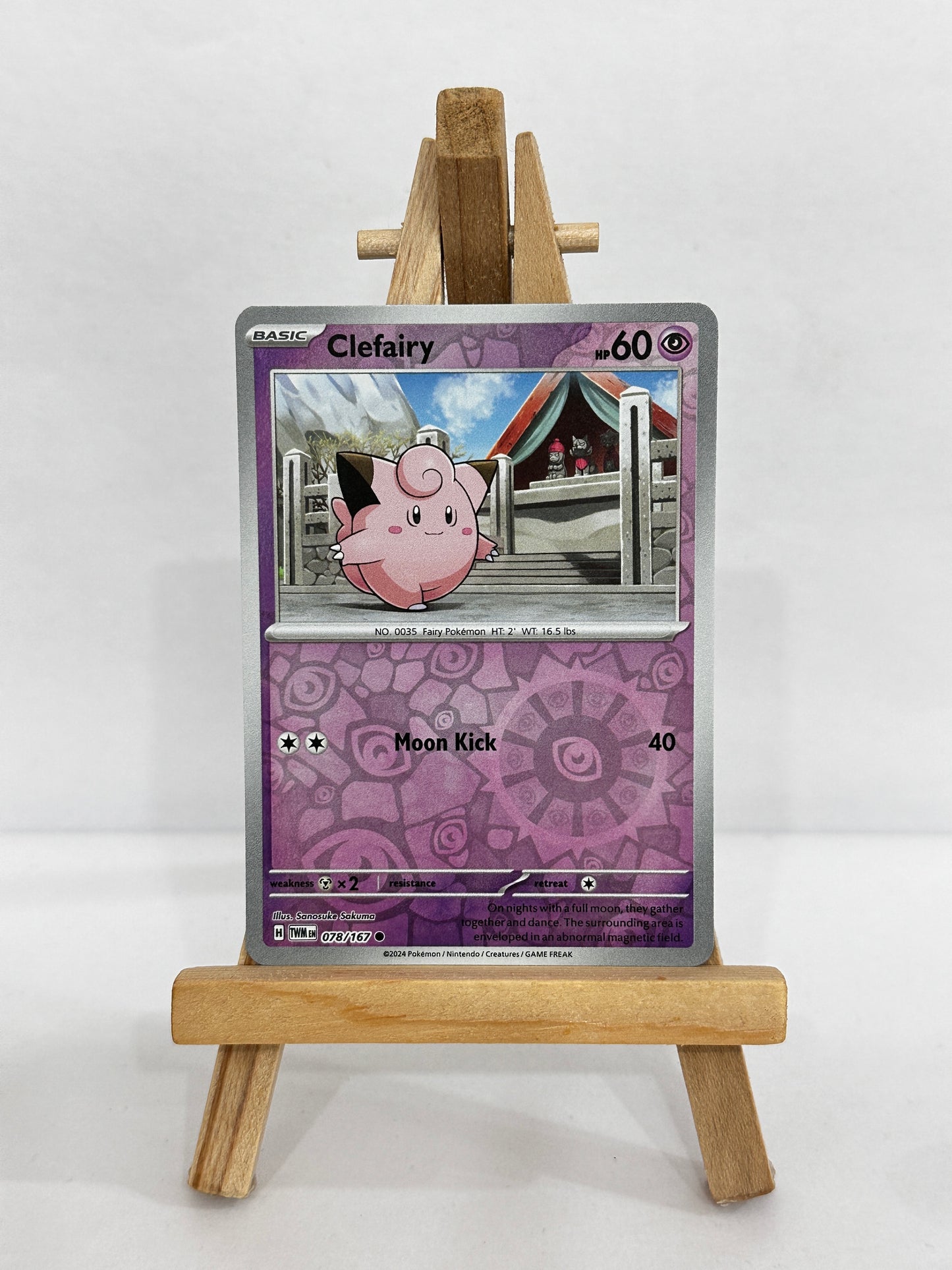 Clefairy (SV Twilight Masquerade) Reverse Holo