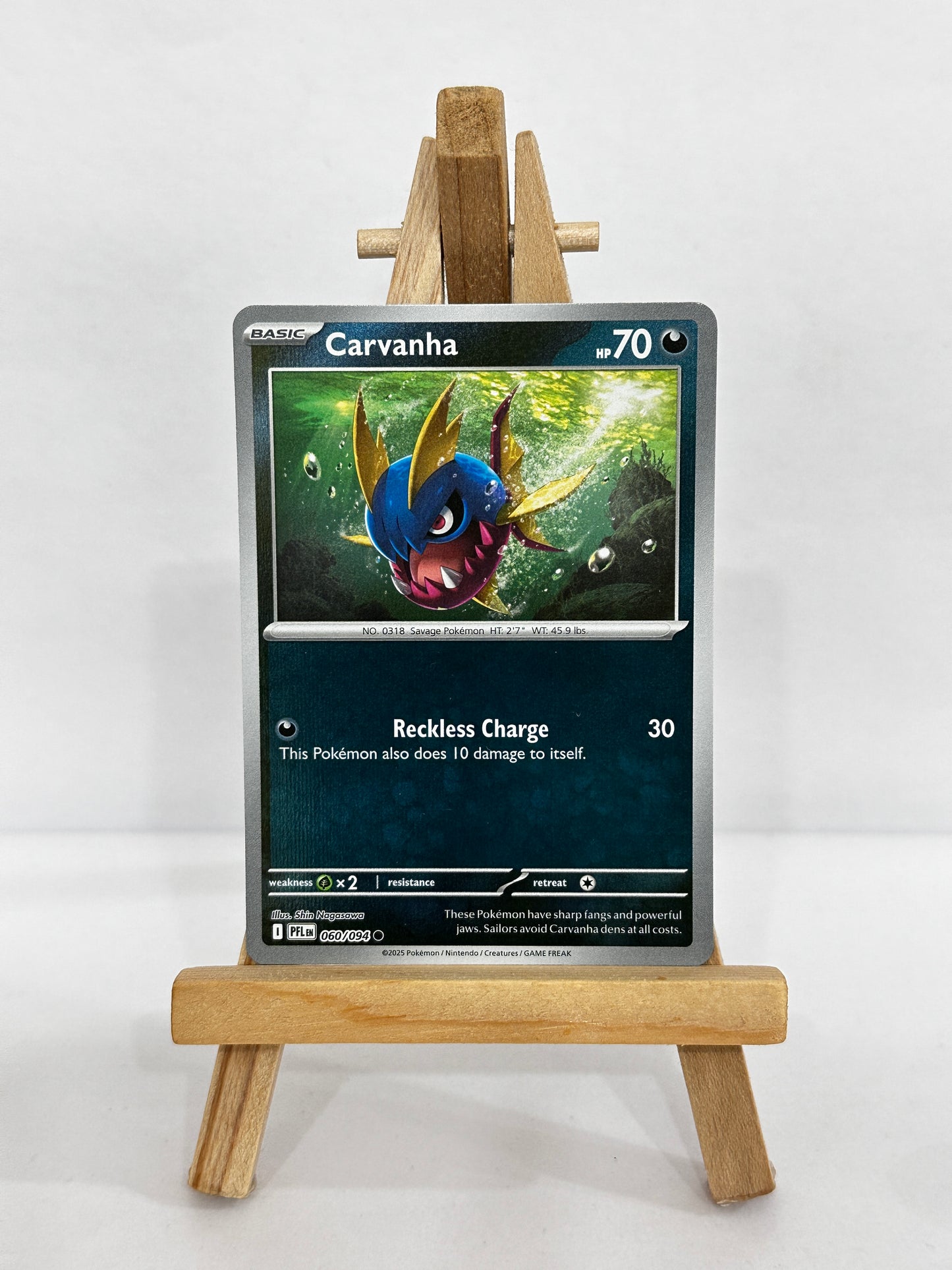 Carvanha (ME Phantasmal Flames) Reverse Holo
