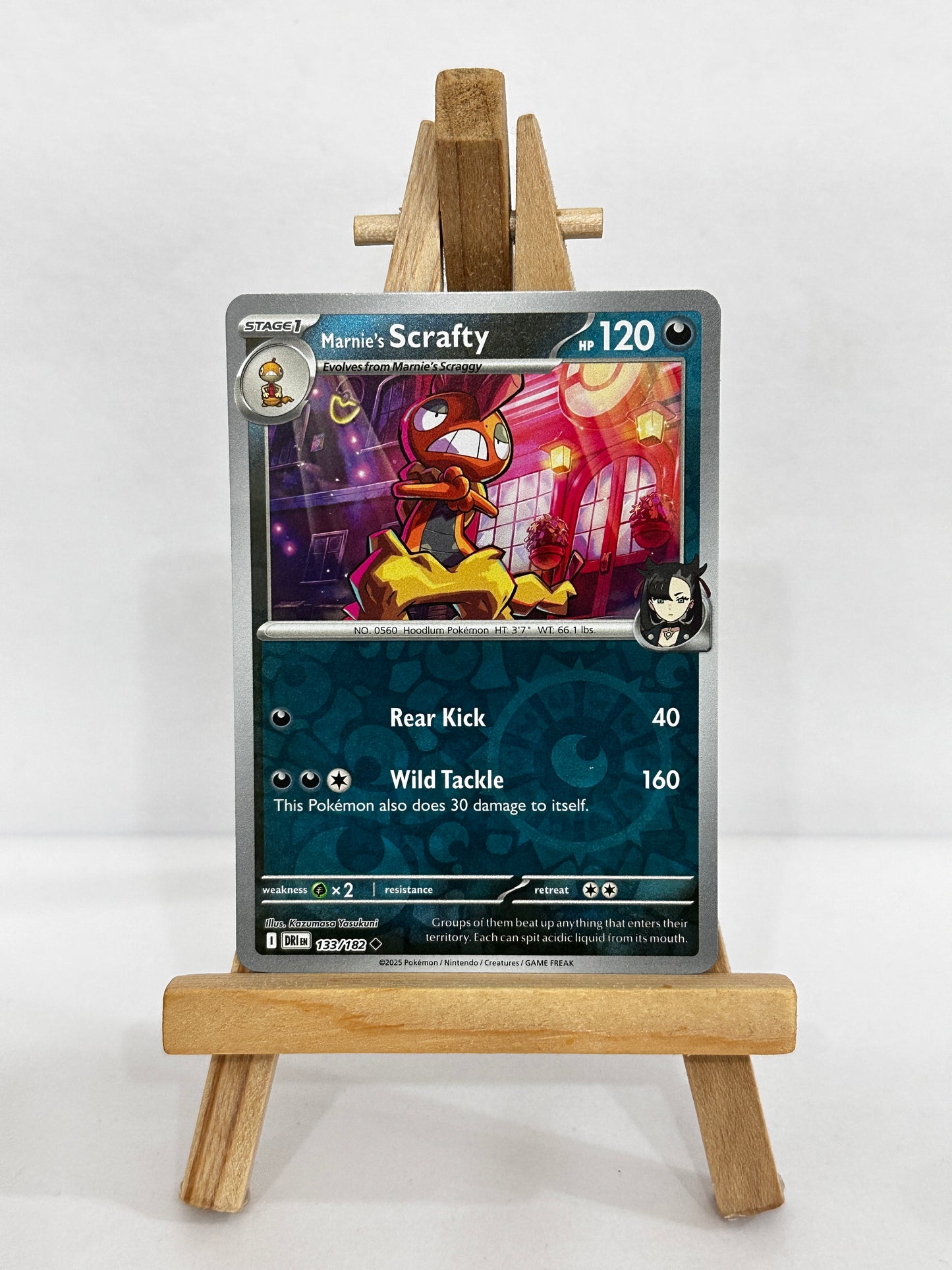 Marnie’s Scrafty (SV Destined Rivals) Reverse Holo