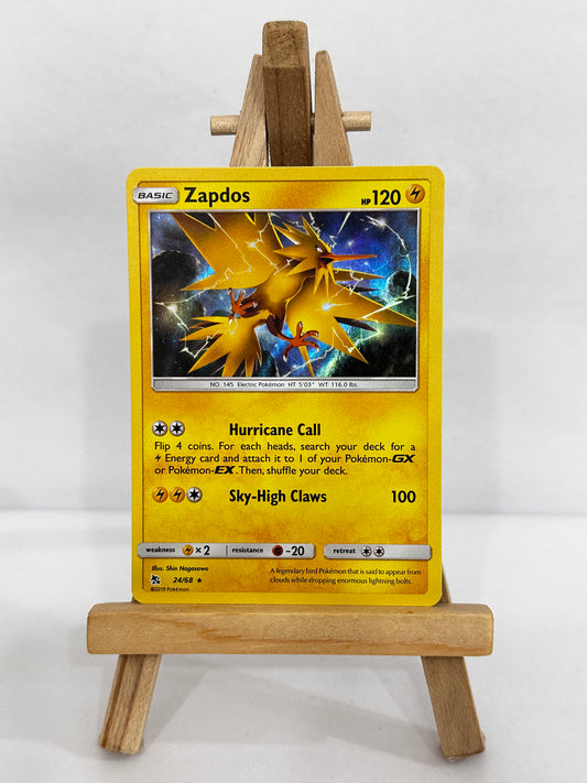 Zapdos 24/68 (SM Hidden Fates) Holo