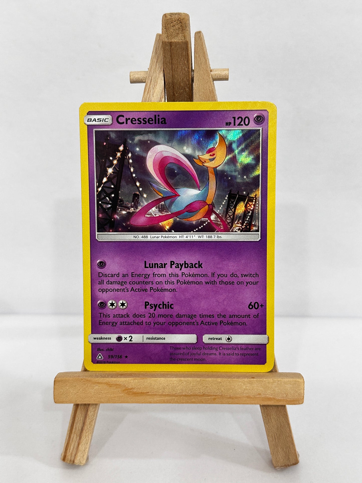 Cresselia 59/156 (SM Ultra Prism) Holo