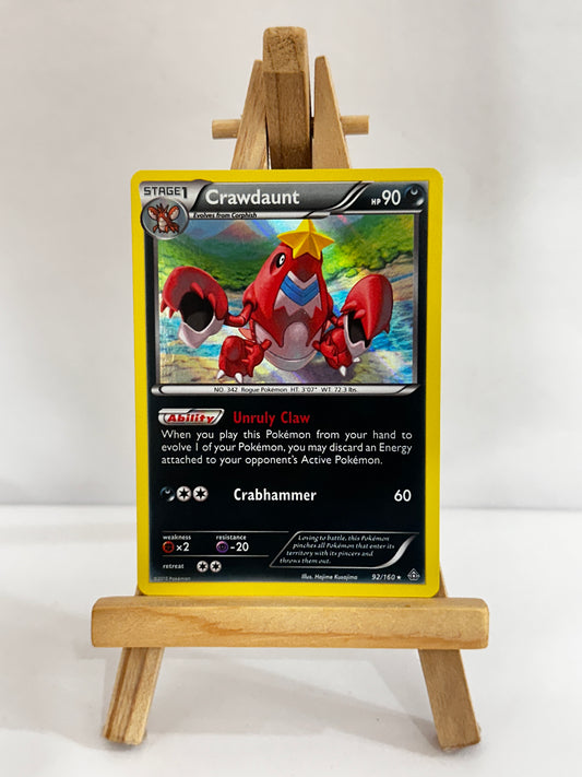Crawdaunt 92/160 (XY Primal Clash) Holo