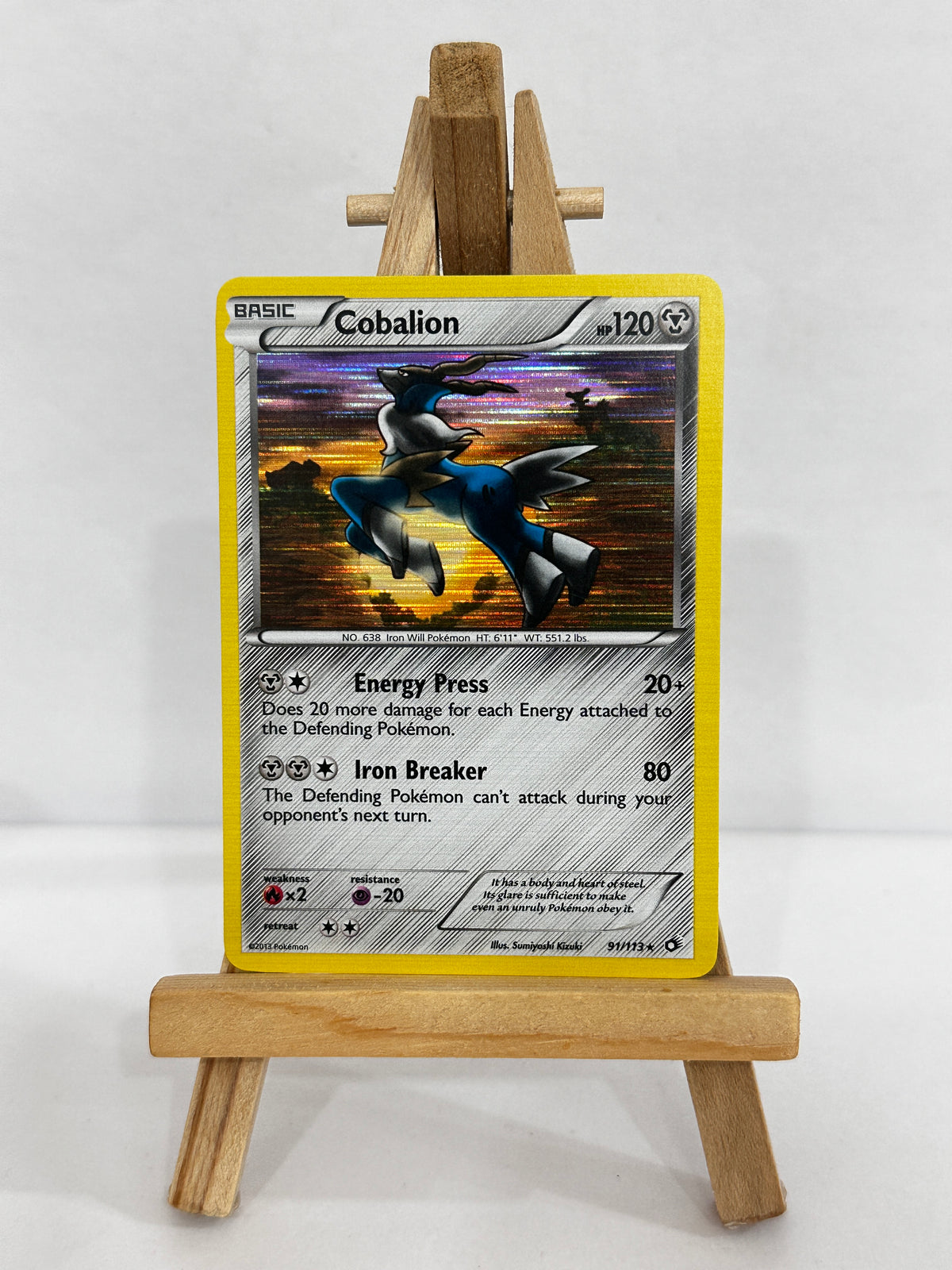 Cobalion 91/113 (BW Legendary Treasures) Holo