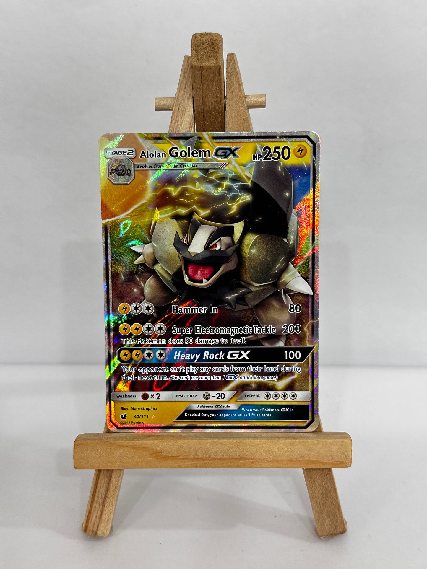 Alolan Golem GX (SM Crimson Invasion)