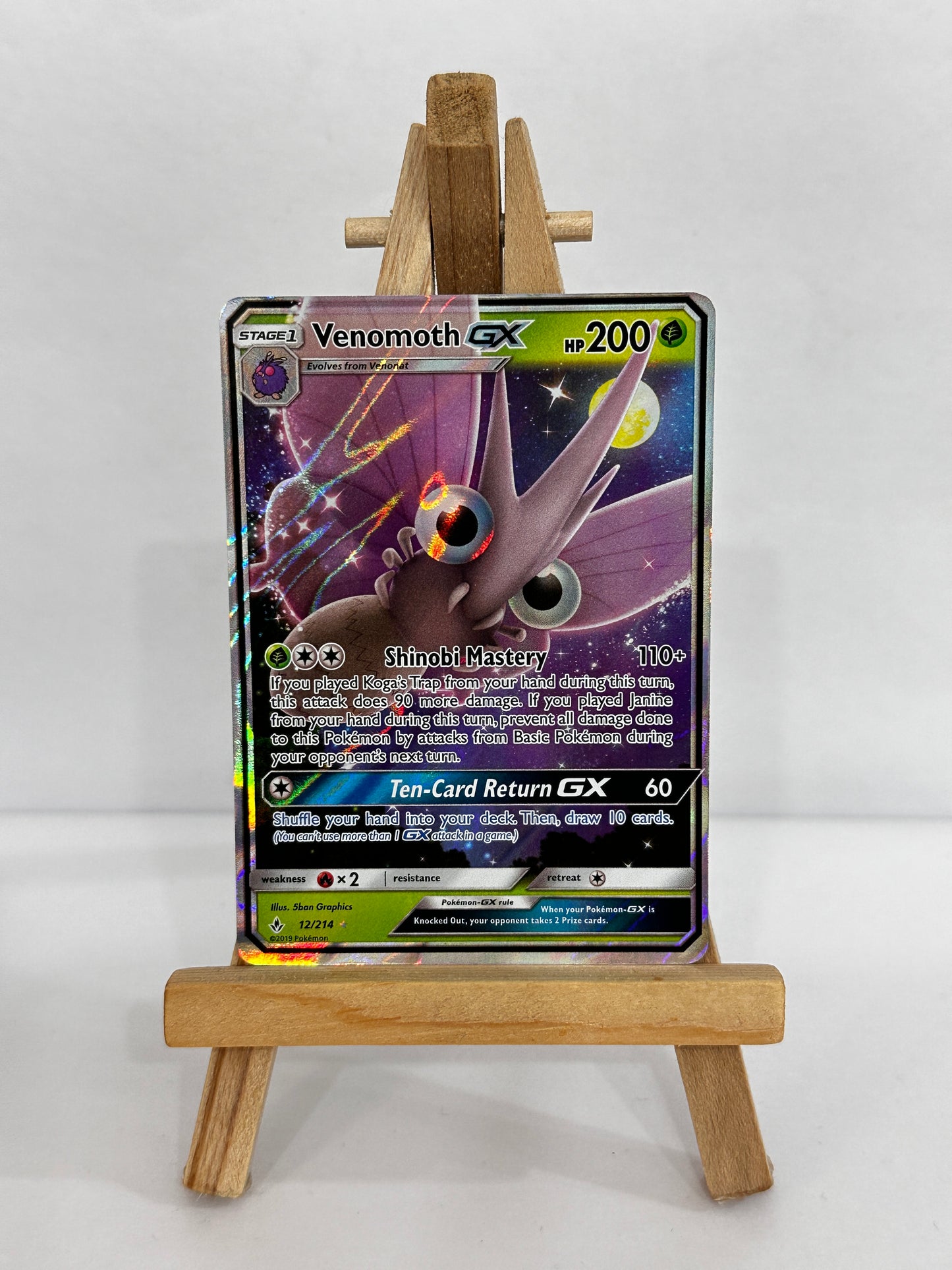 Venomoth GX (SM Unbroken Bonds)
