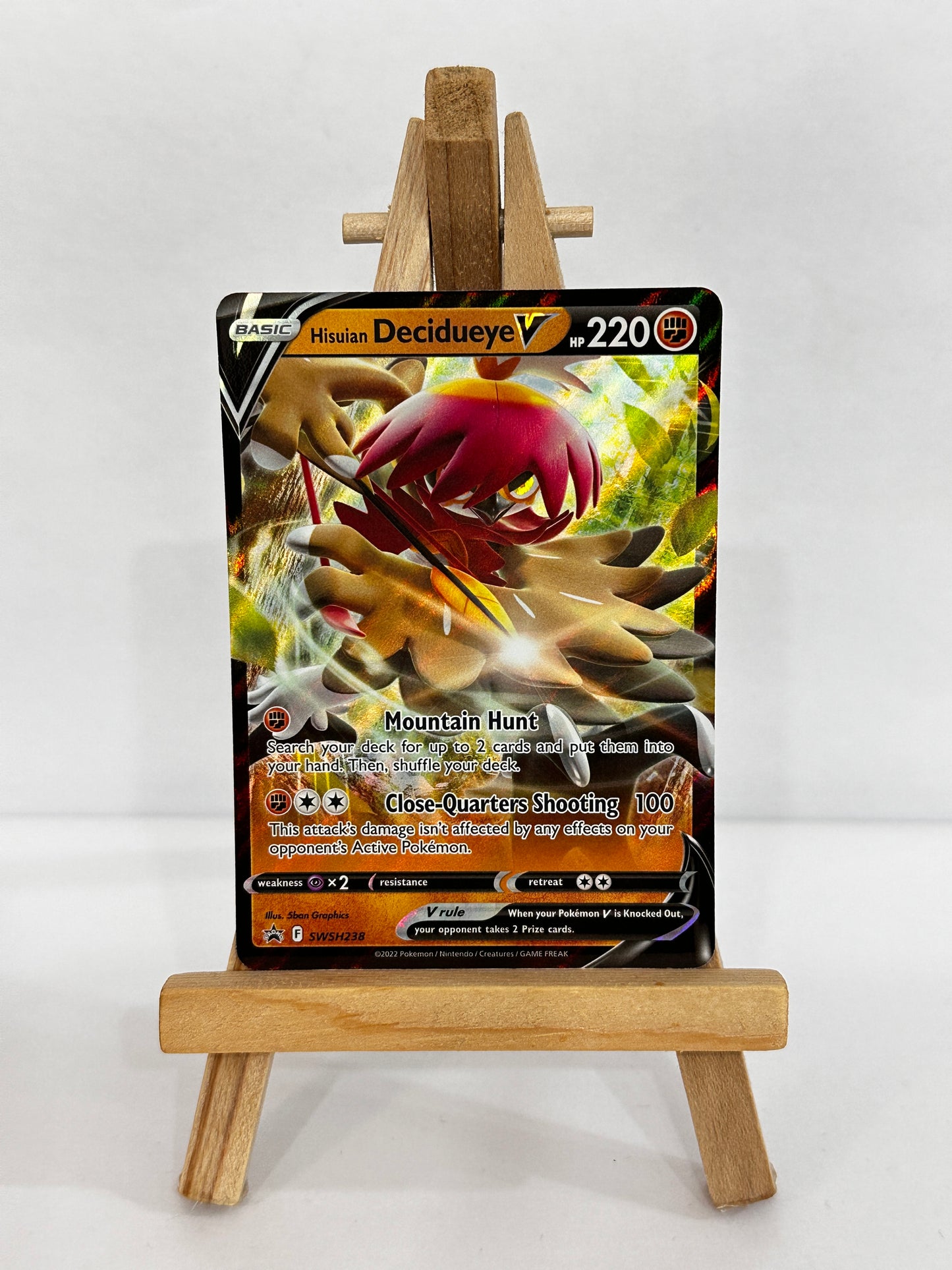 Hisuian Decidueye V SWSH238 Promo