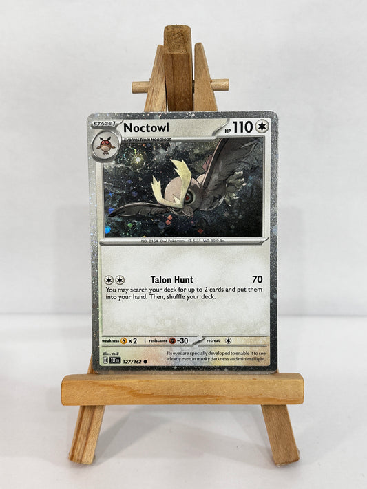 Noctowl (SV Temporal Forces) Promo Swirl 🌀 Cosmo Holo