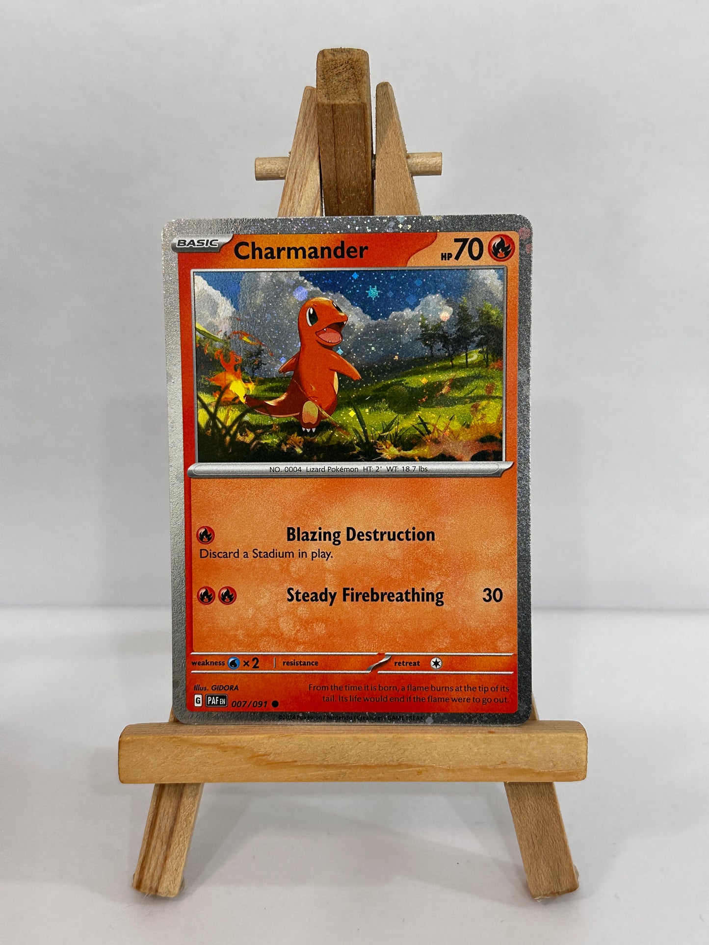 Charmander (SV Paldean Fates) Cosmo Holo Promo