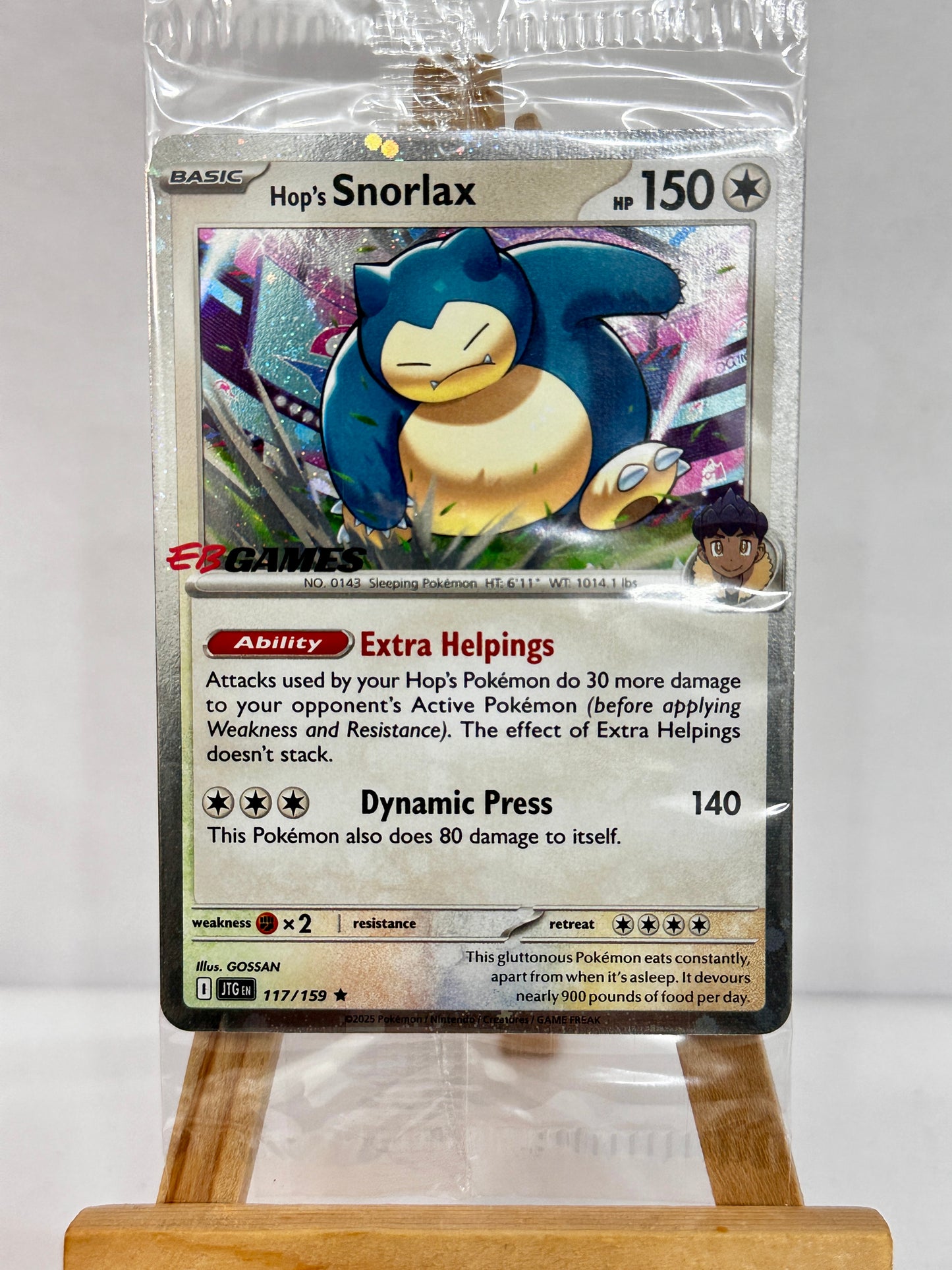 Hop’s Snorlax EBGames Promo Sealed