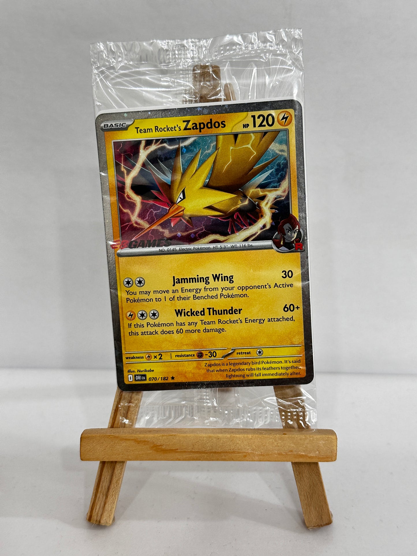 Team Rocket’s Zapdos EBGames Promo Sealed