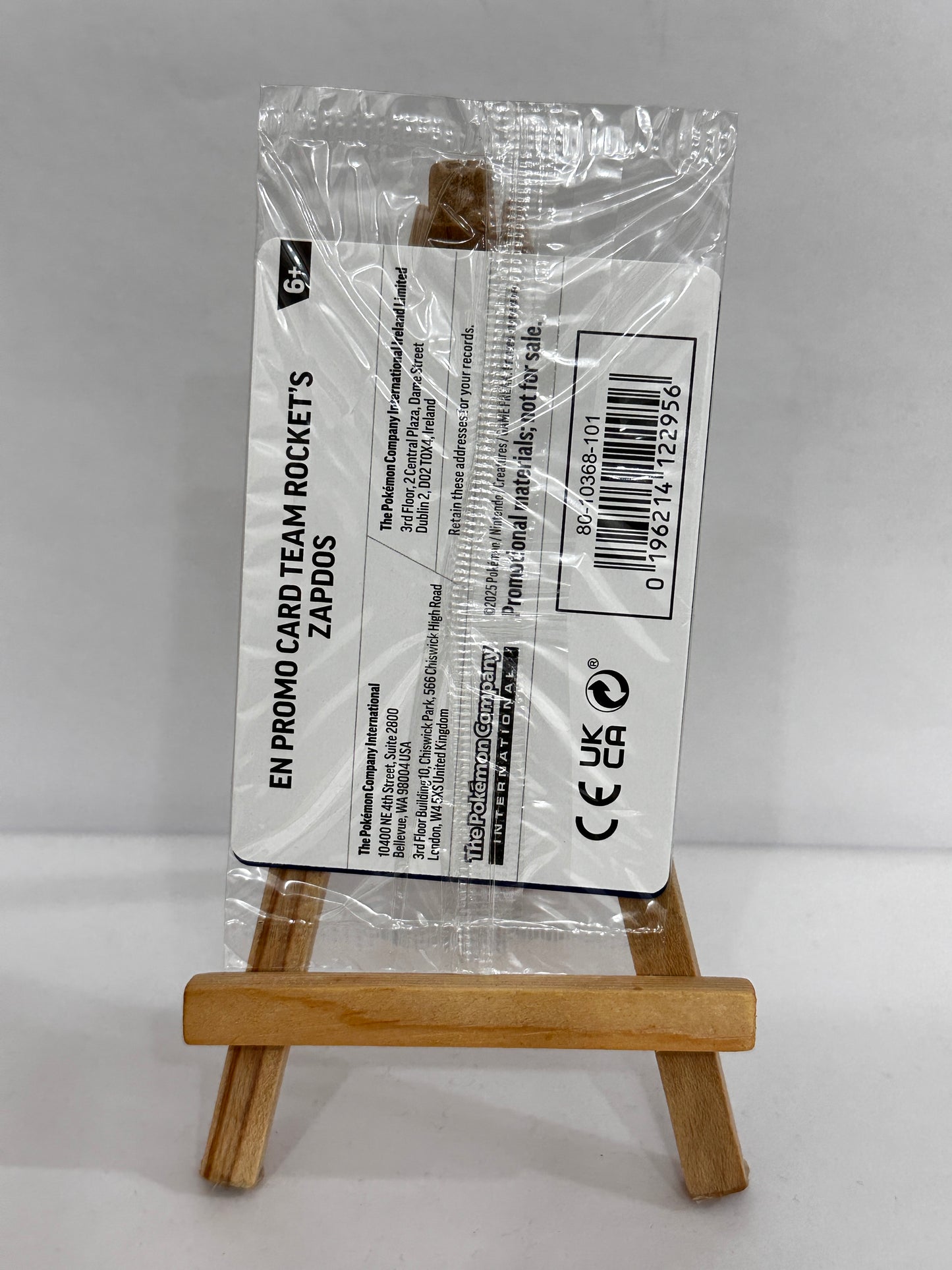 Team Rocket’s Zapdos EBGames Promo Sealed
