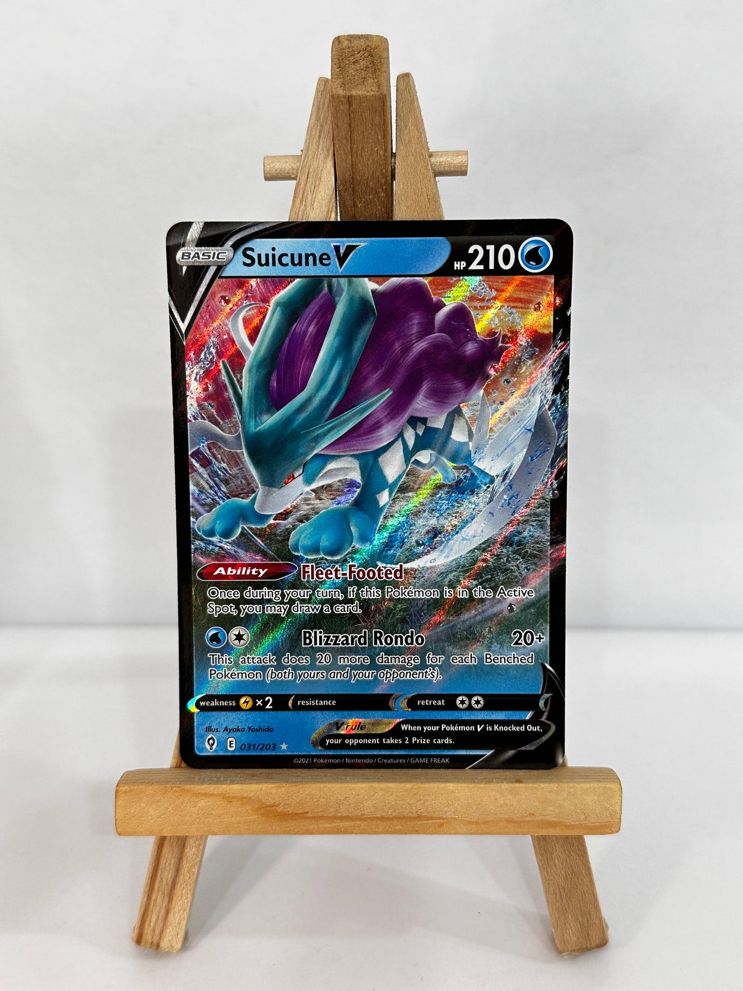 Suicune V (SWSH Evolving Skies)