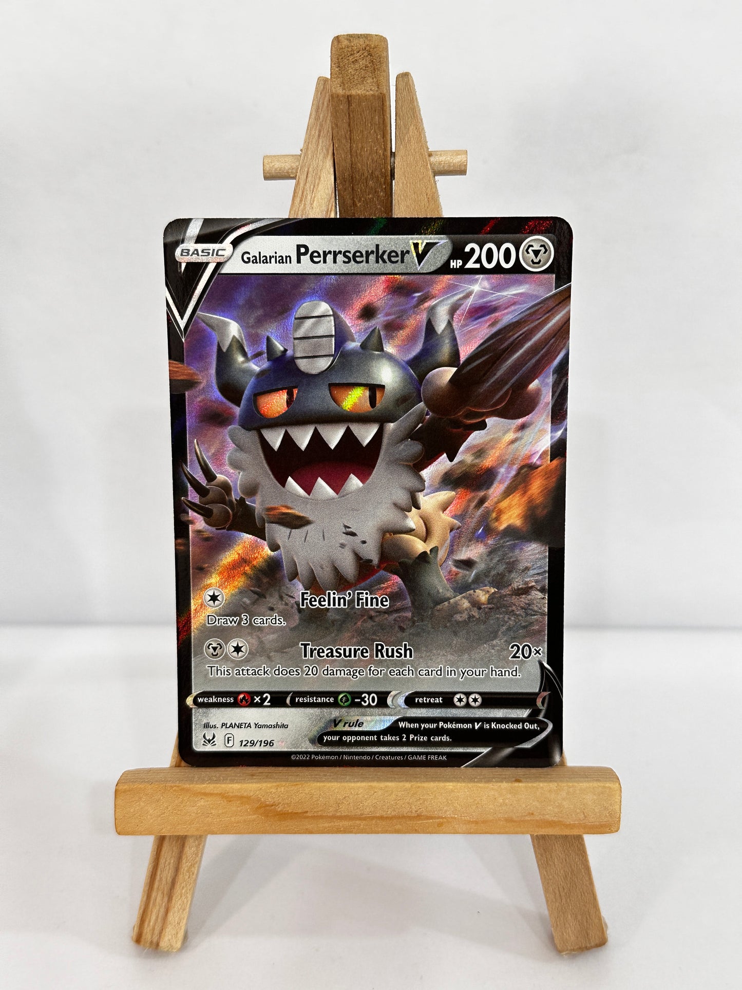 Galarian Perrserker V (SWSH Lost Origin)