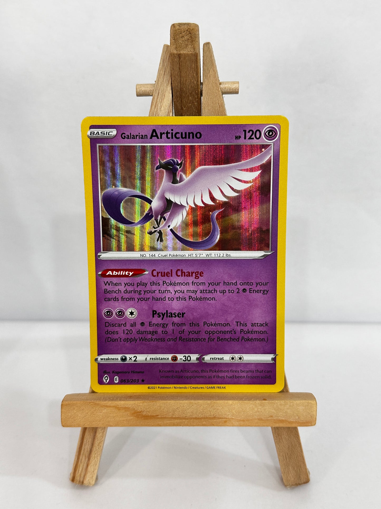 Galarian Articuno 063/203 (SWSH Evolving Skies) Holo