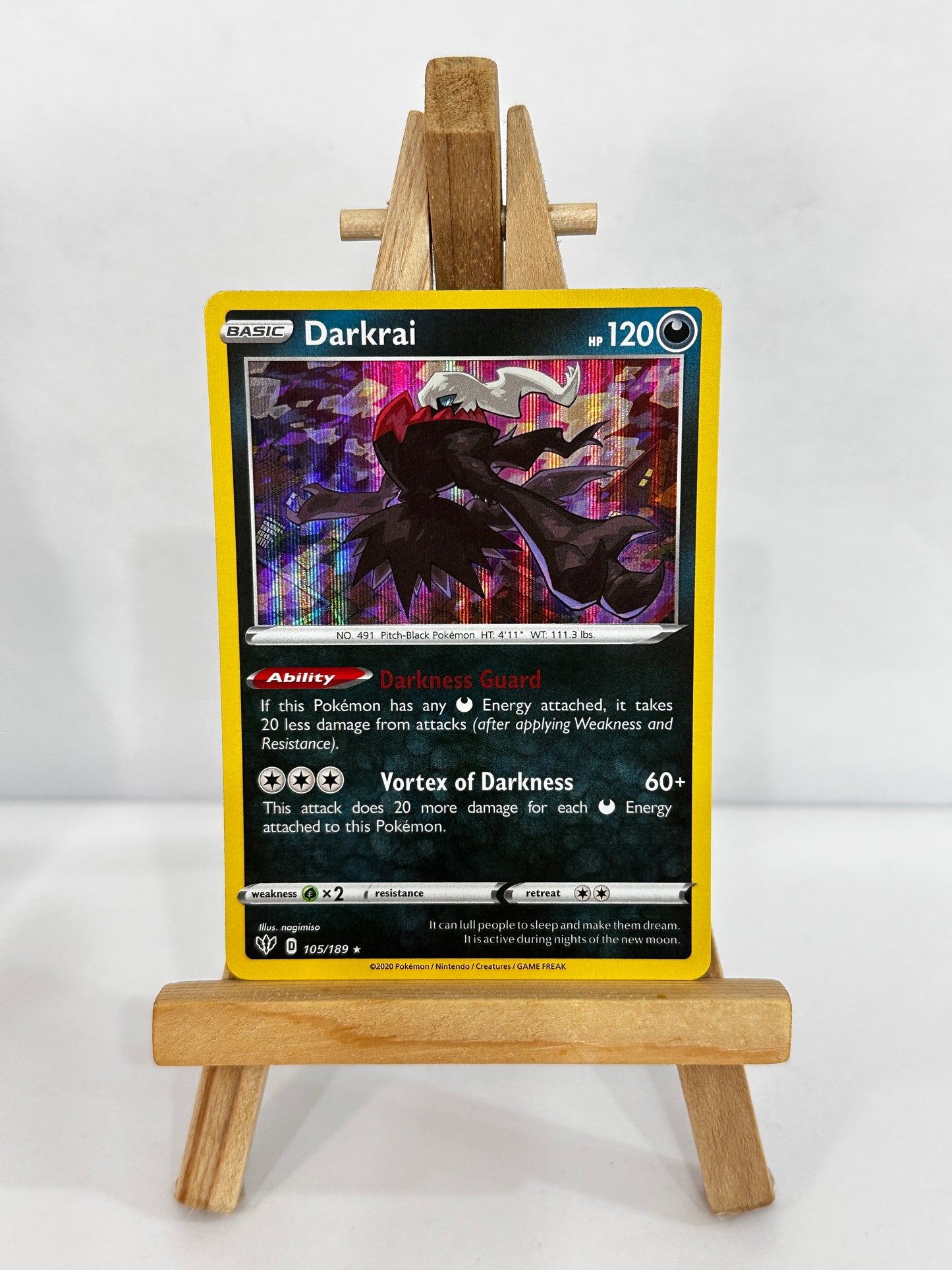 Darkrai (SWSH Darkness Ablaze) Holo