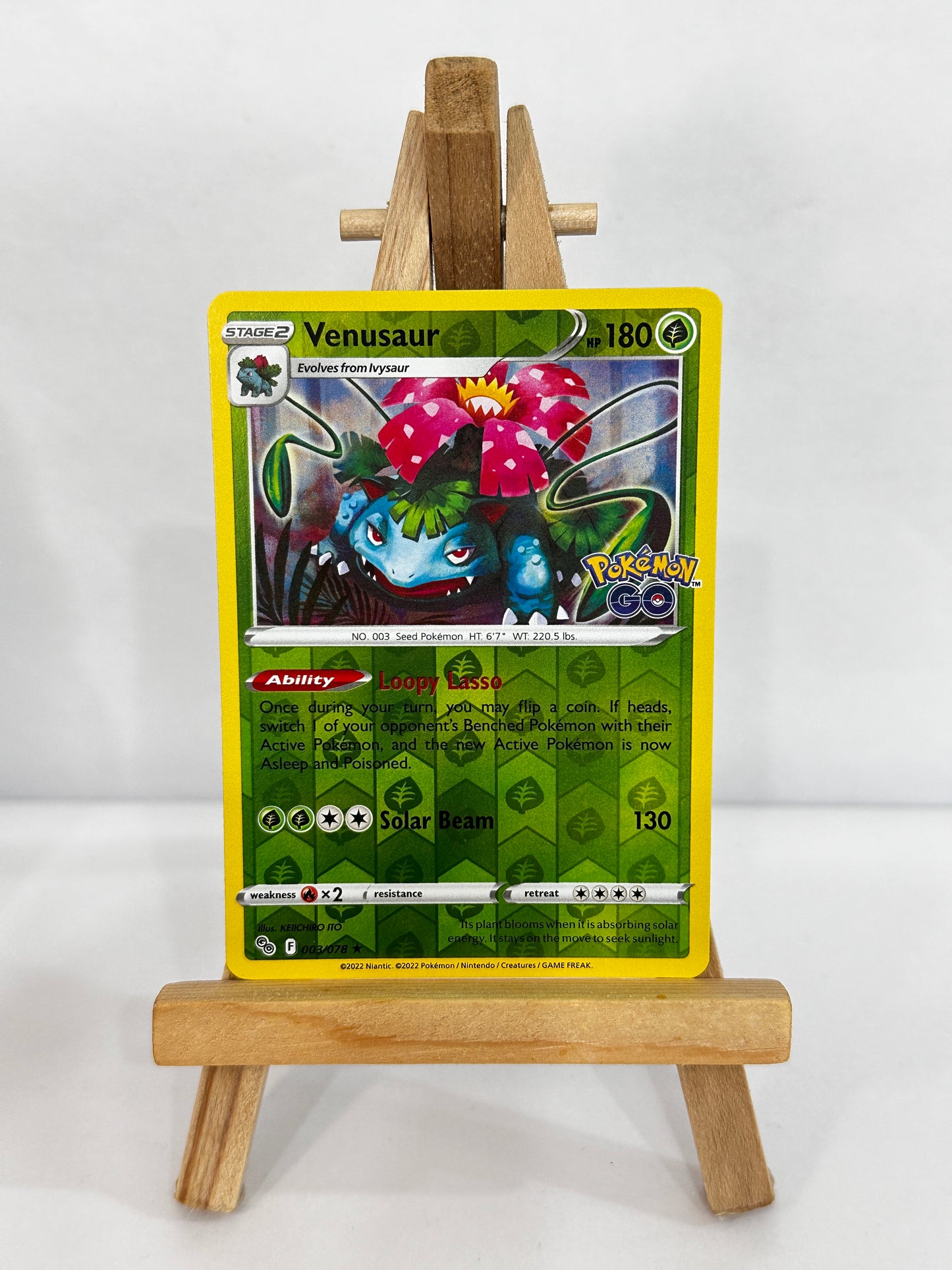 Venusaur (SWSH Pokemon Go) Reverse Holo