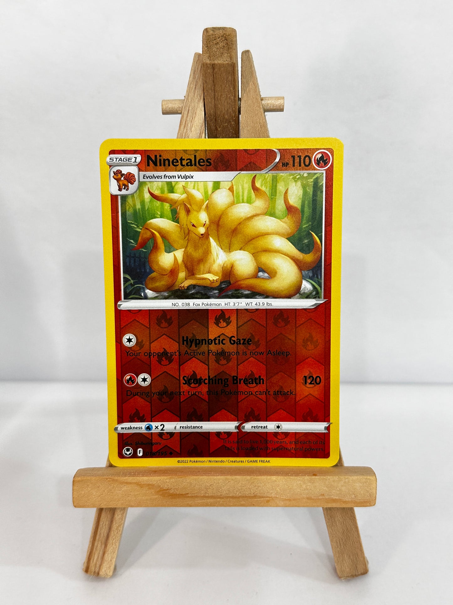 Ninetales (SWSH Silver Tempest) Reverse Holo