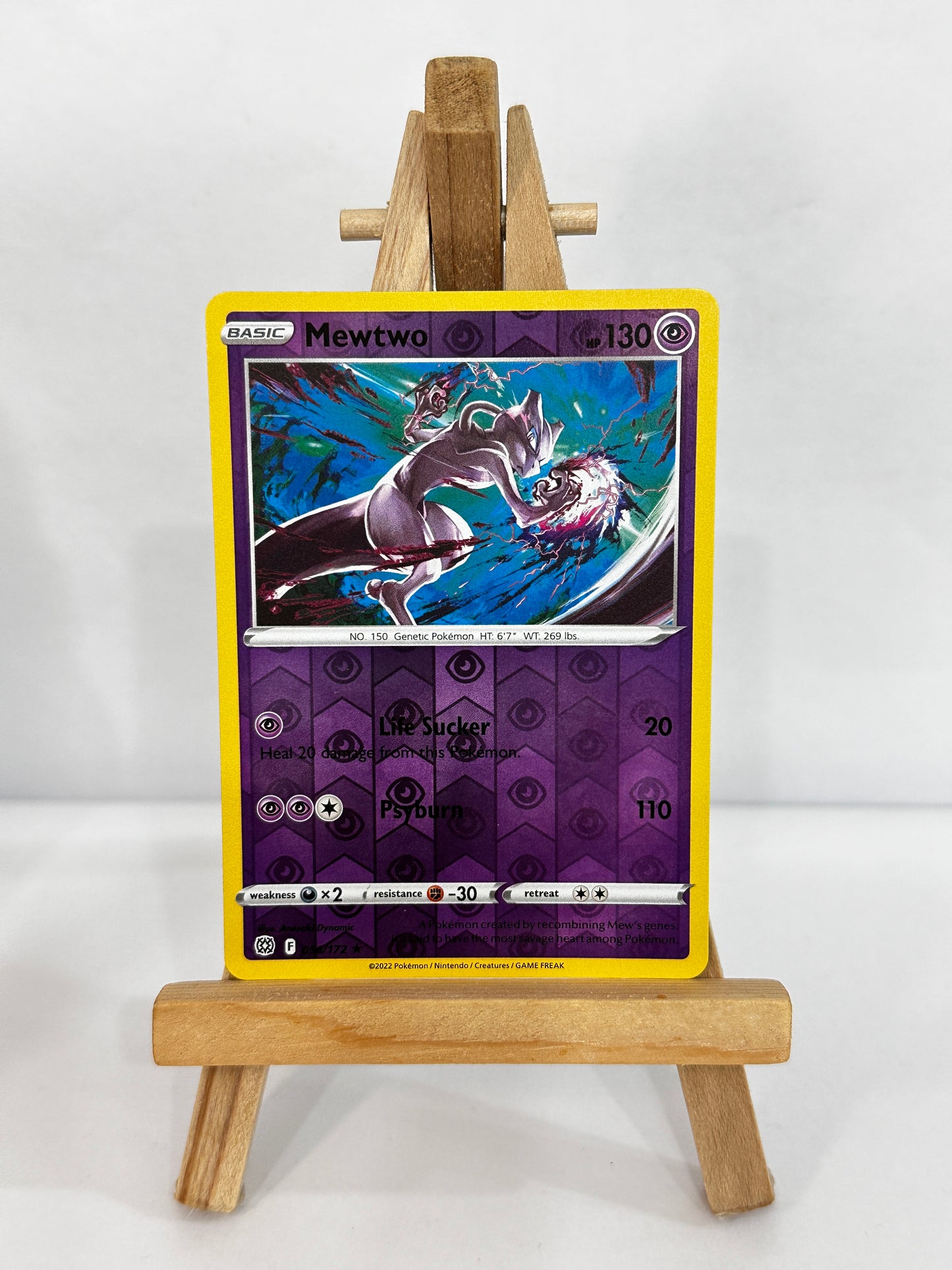 Mewtwo (SWSH Brilliant Stars) Reverse Holo