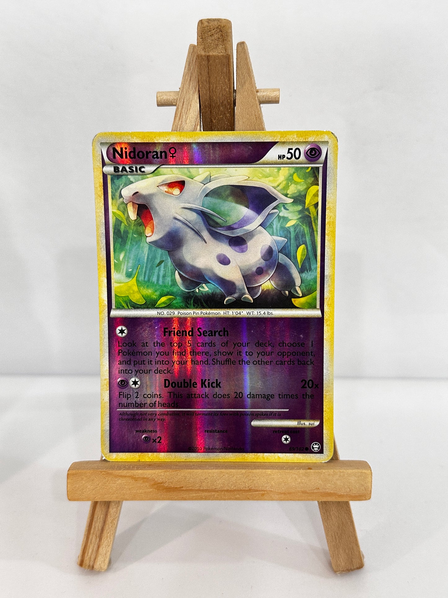 Nidoran (HGSS Triumphant) Reverse Holo