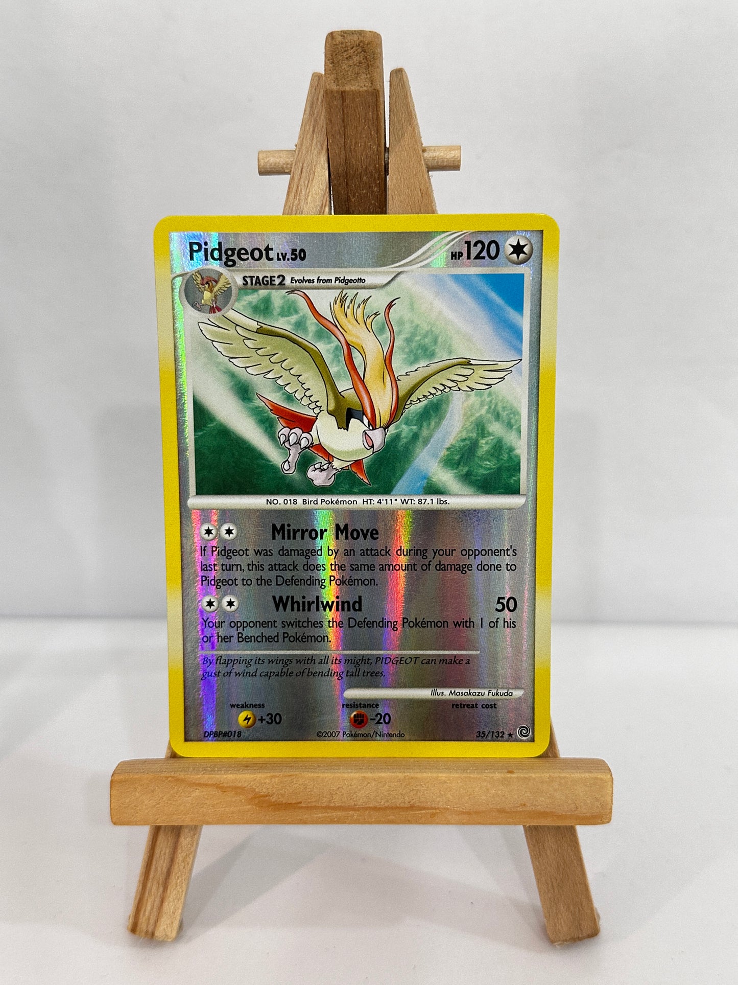 Pidgeot LV.50 (DP Secret Wonders) Reverse Holo