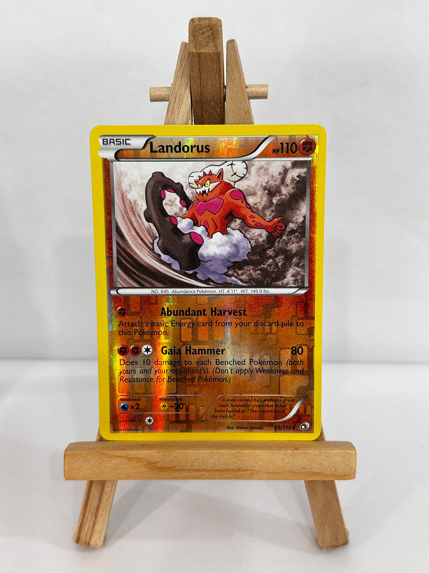 Landorus (BW Legendary Treasures) Reverse Holo