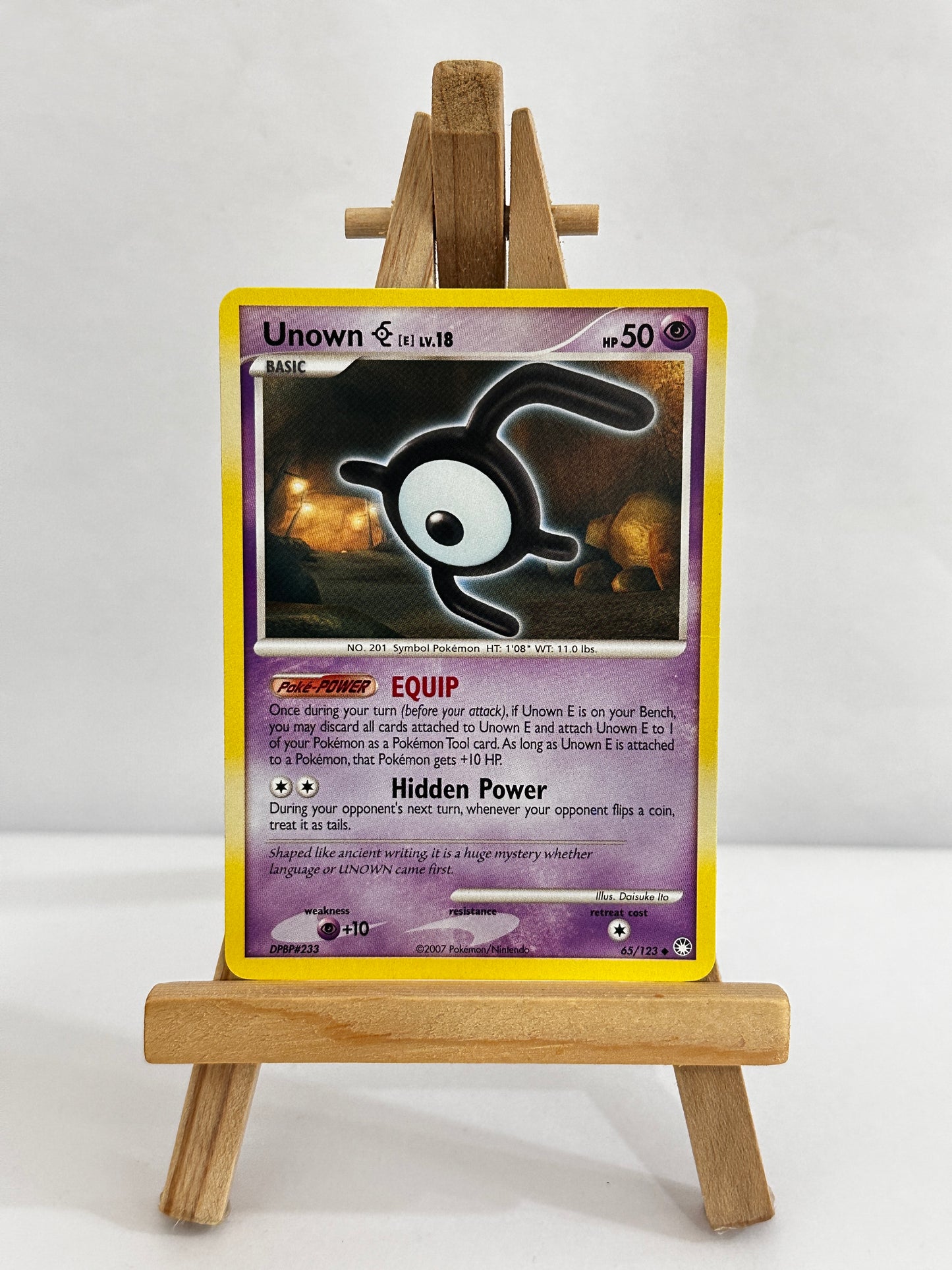 Unown E LV.18 (DP Mysterious Treasures)