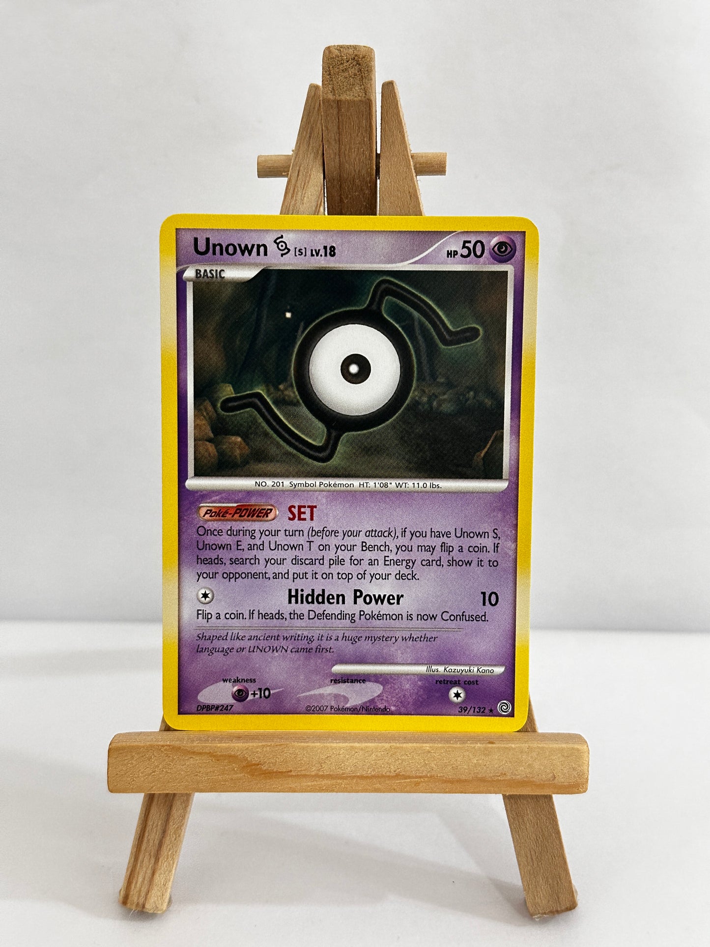 Unown S LV.18 (DP Secret Wonders)