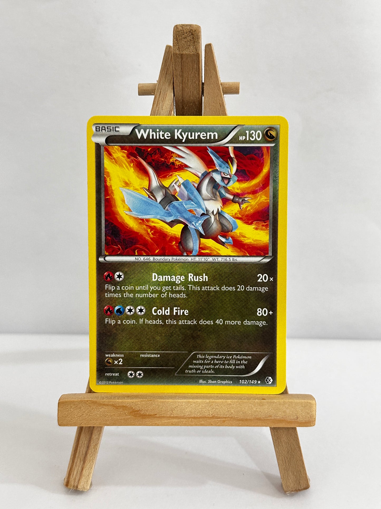 White Kyurem (BW Boundaries Crossed) Rare