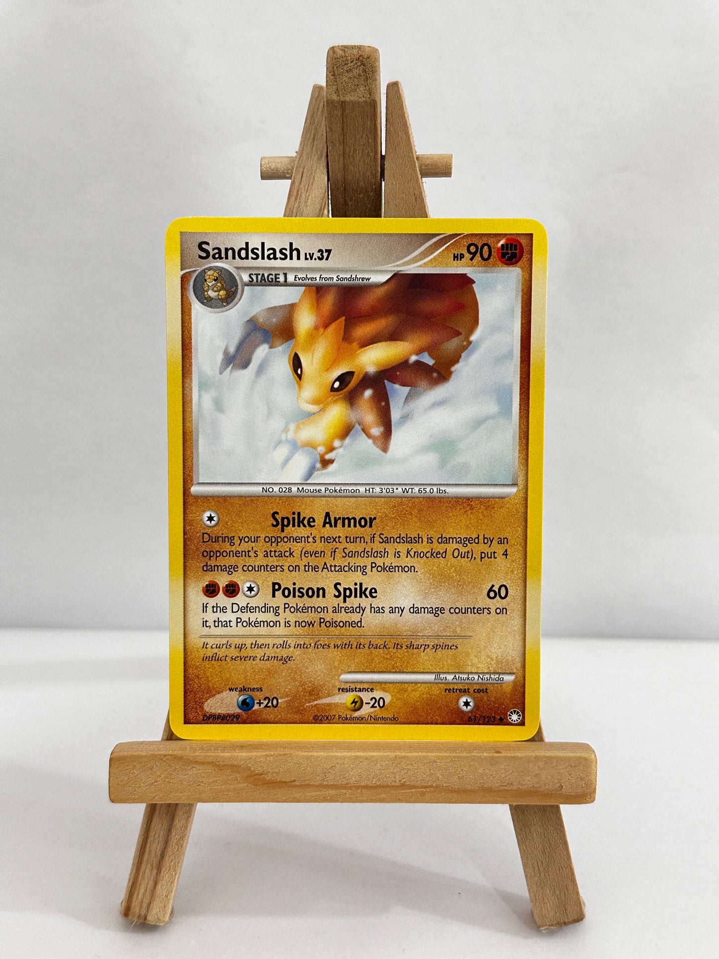 Sandslash LV.37 (DP Mysterious Treasures)