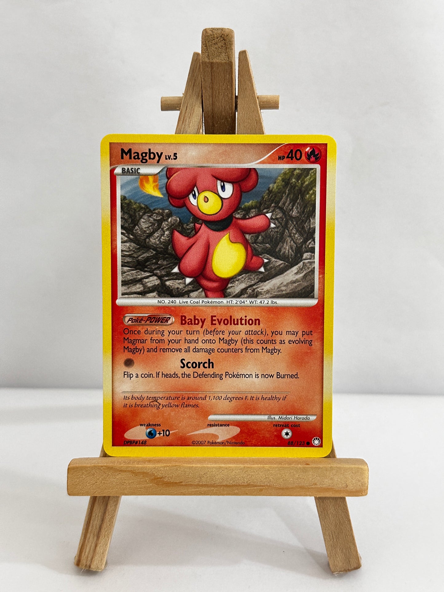 Magby LV.5 (DP Mysterious Treasures)