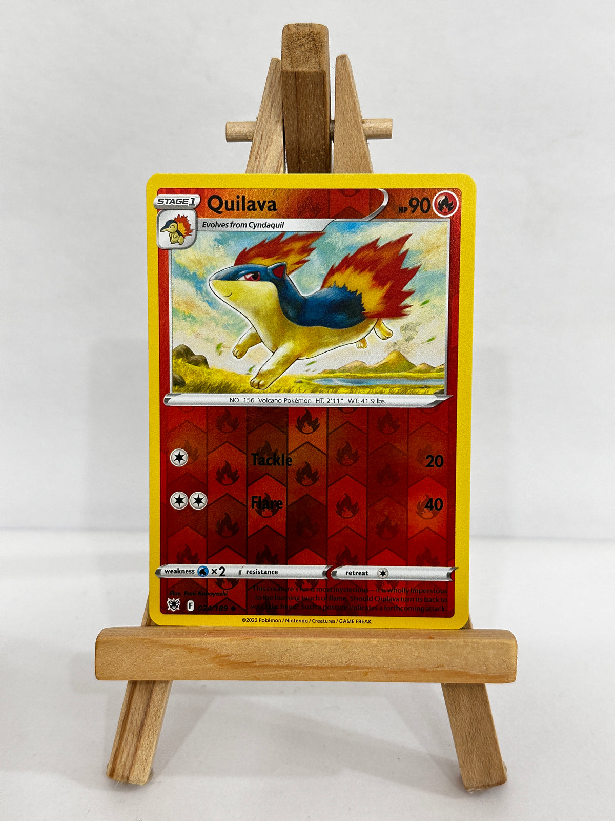 Quilava (SWSH Astral Radiance) Reverse Holo