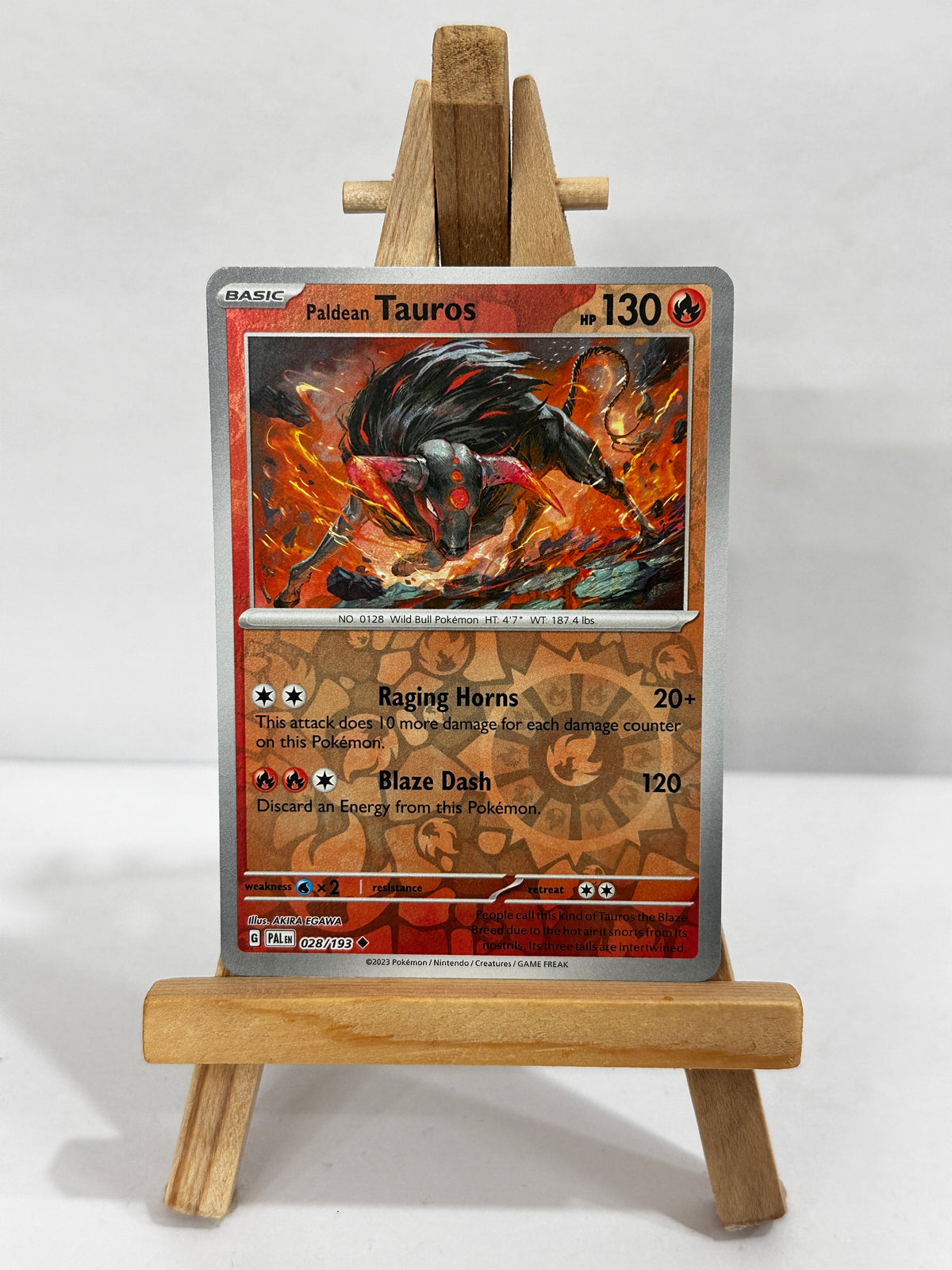 Paldean Tauros (SV Paldea Evolved) Reverse Holo