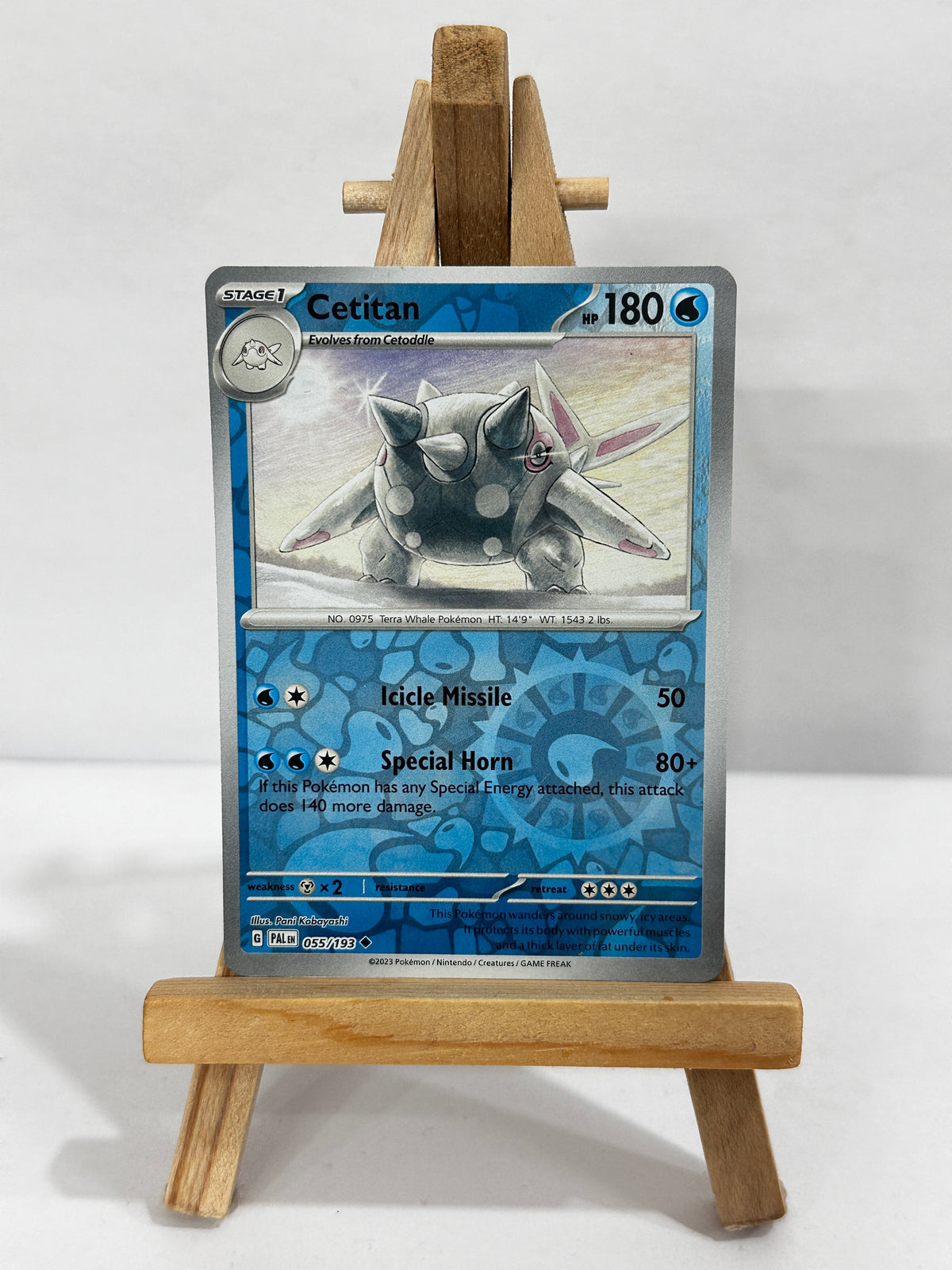 Cetitan (SV Paldea Evolved) Reverse Holo