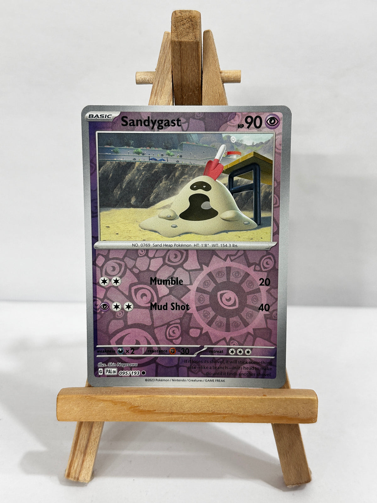 Sandygast (SV Paldea Evolved) Reverse Holo