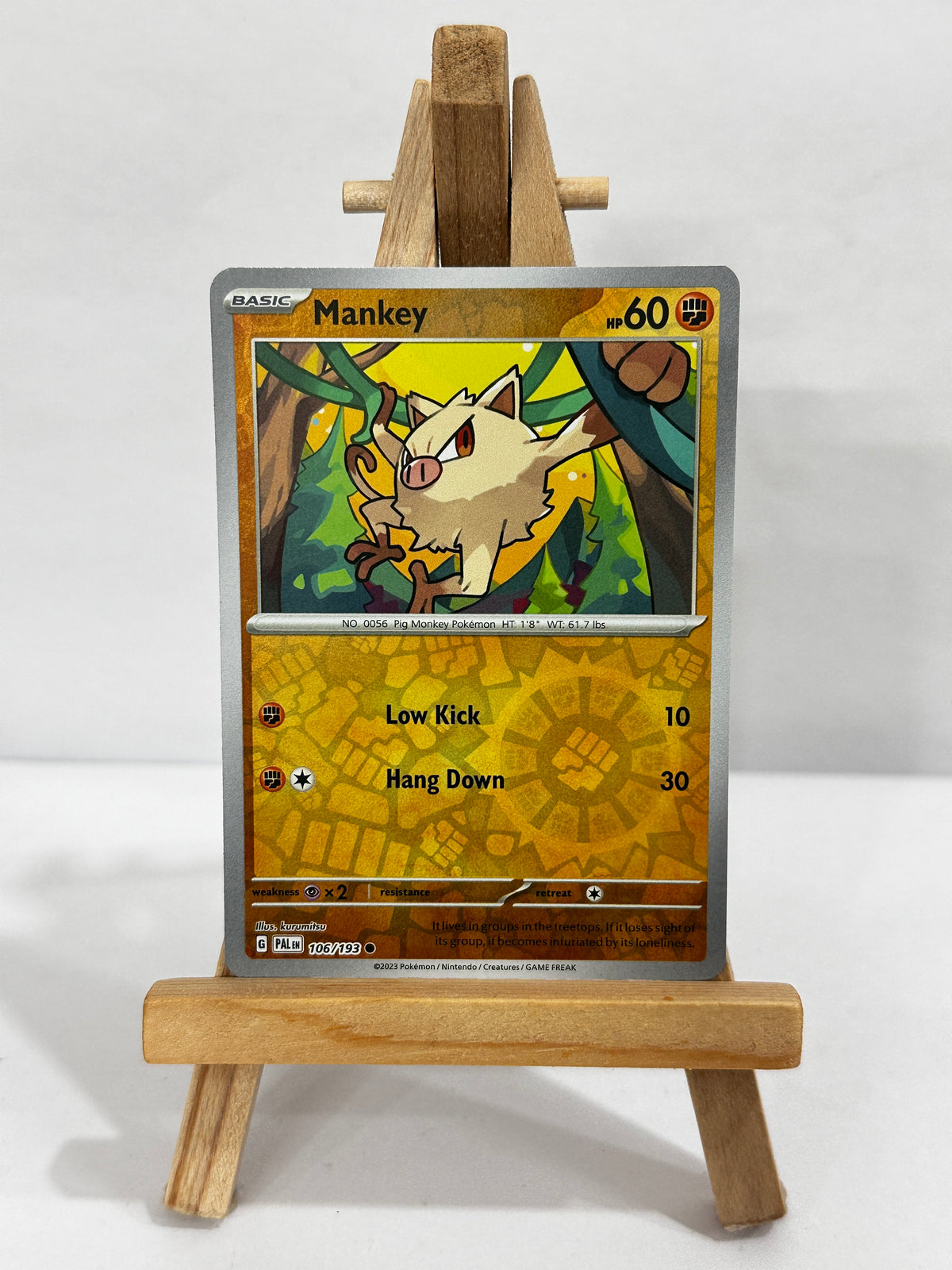 Mankey (SV Paldea Evolved) Reverse Holo