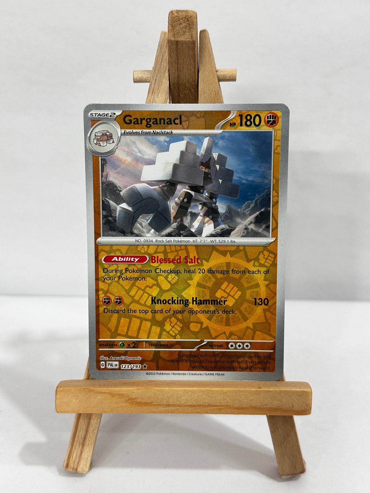 Garganacl (SV Paldea Evolved) Reverse Holo